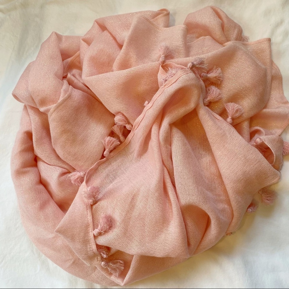 Lilly Pulitzer Lana Scarf, pink metallic
